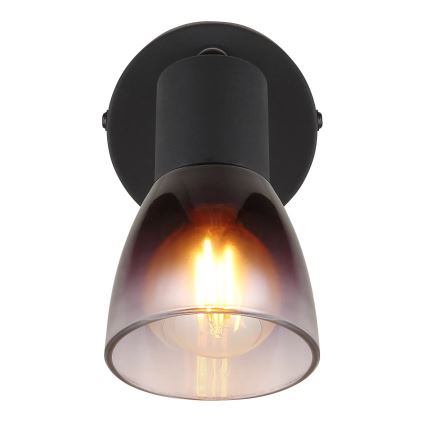 Globo - Wandspot 1xE14/25W/230V zwart