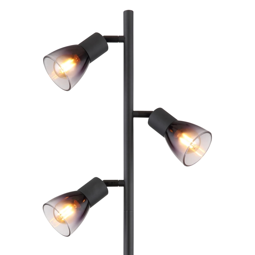 Globo - Staande Lamp 3xE14/25W/230V zwart