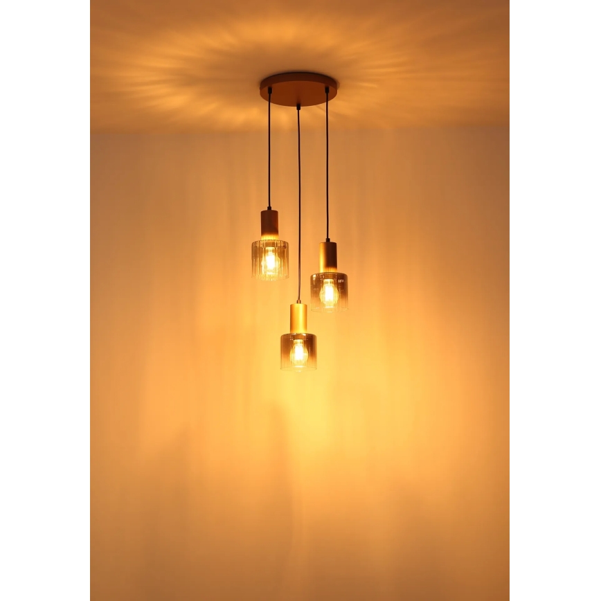 Globo - Hanglamp aan snoer 3xE27/40W/230V