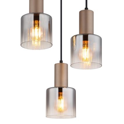 Globo - Hanglamp aan snoer 3xE27/40W/230V