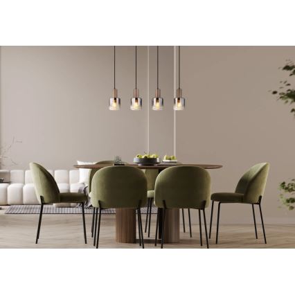 Globo - Hanglamp aan kabel 4xE27/40W/230V