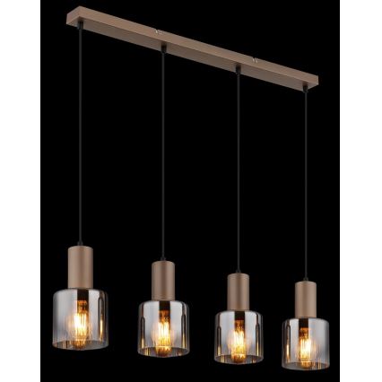 Globo - Hanglamp aan kabel 4xE27/40W/230V
