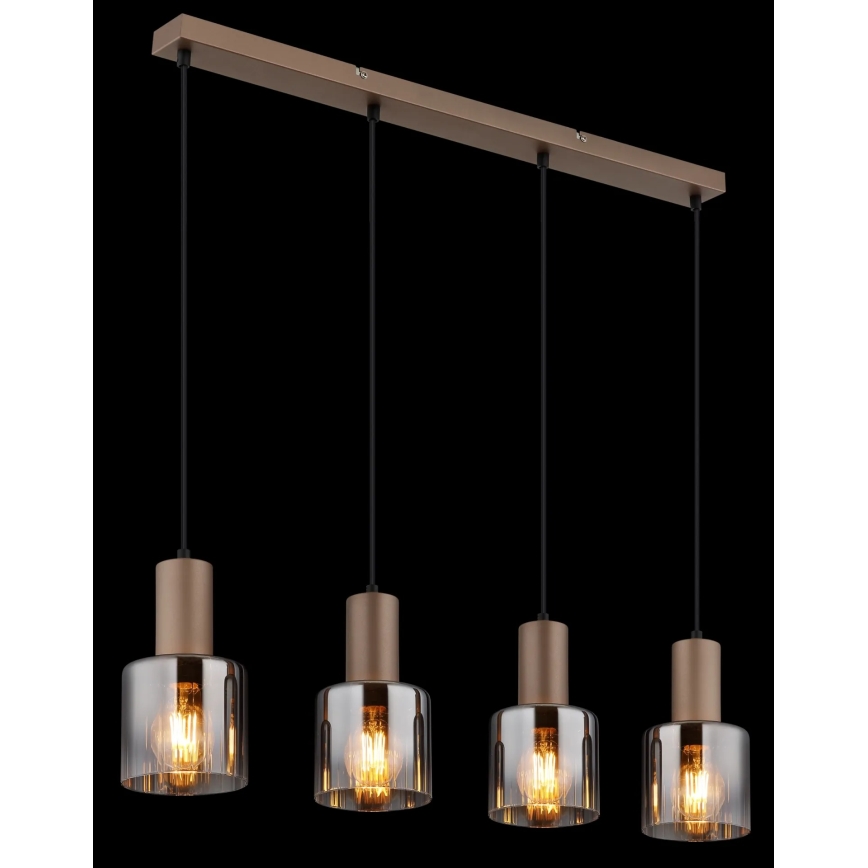 Globo - Hanglamp aan kabel 4xE27/40W/230V