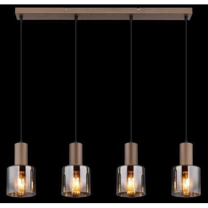 Globo - Hanglamp aan kabel 4xE27/40W/230V