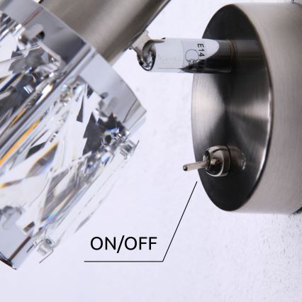 Globo - Spot mural 1xE14/40W/230V