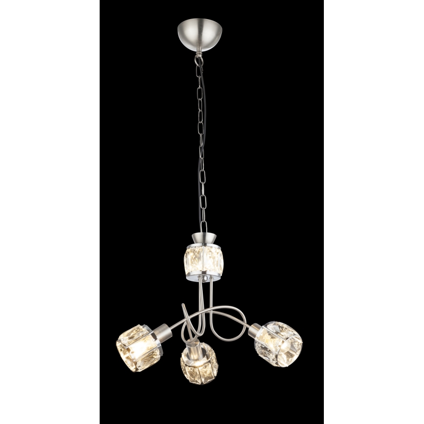 Globo - LED kroonluchter aan ketting 3xE14/40W/230V + LED/5W