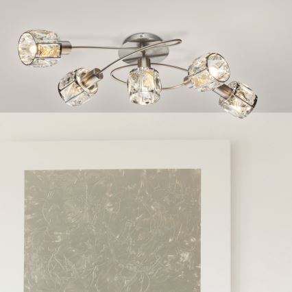 Globo - Bevestigde hanglamp 5xE14/40W/230V