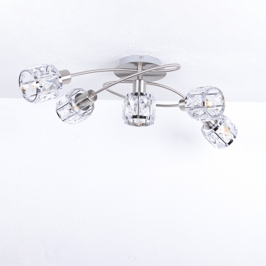 Globo - Bevestigde hanglamp 5xE14/40W/230V
