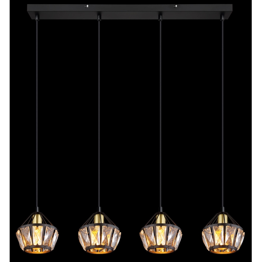 Globo - Hanglamp aan een koord 4xE14/40W/230V