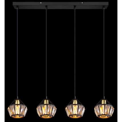 Globo - Suspension filaire 4xE14/40W/230V