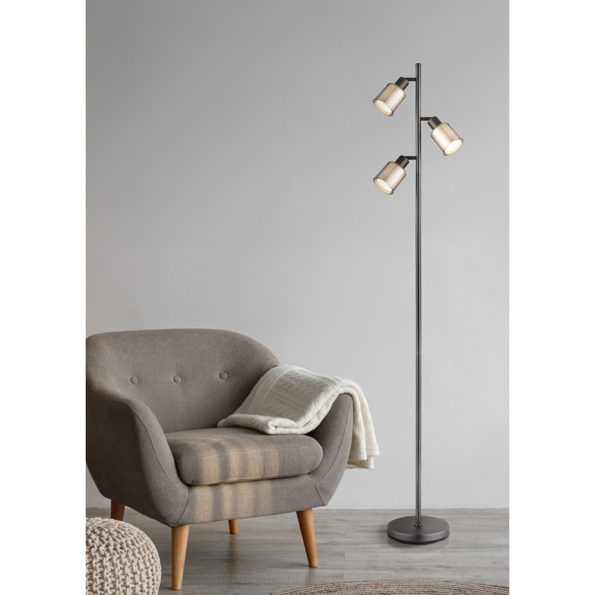 Globo - Vloerlamp 3xE14/25W/230V