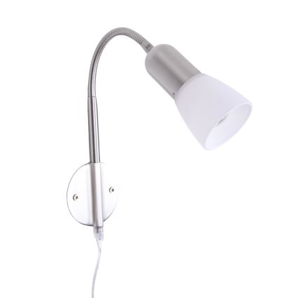 Globo - Flexibele lamp 1xE14/40W/230V mat chroom