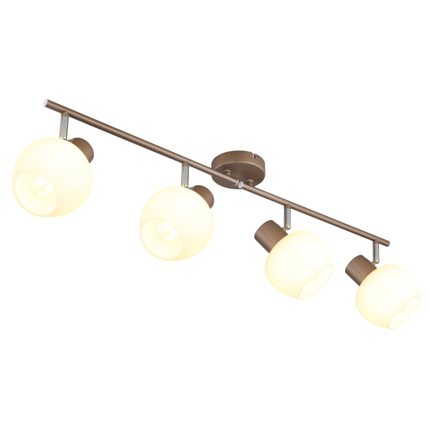 Globo - Plafonnier à 4 spots, 4x E27/40W/230V