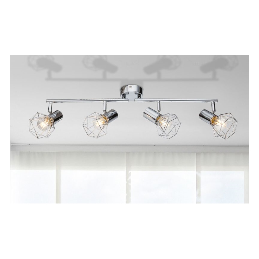 Globo 54802-4 - Spot XARA I 4xE14/40W/230V