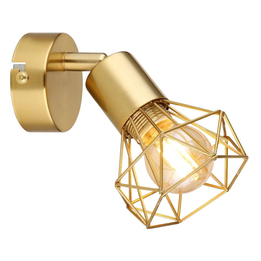 Globo - Wandspot 1xE14/40W/230V goud