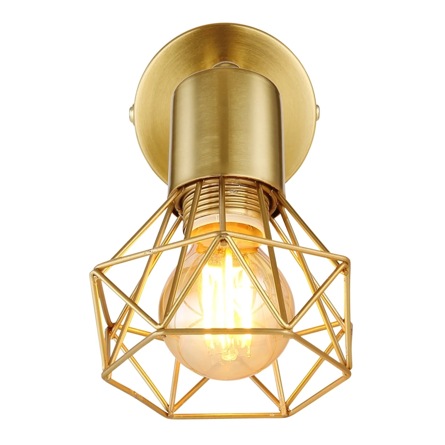 Globo - Wandspot 1xE14/40W/230V goud