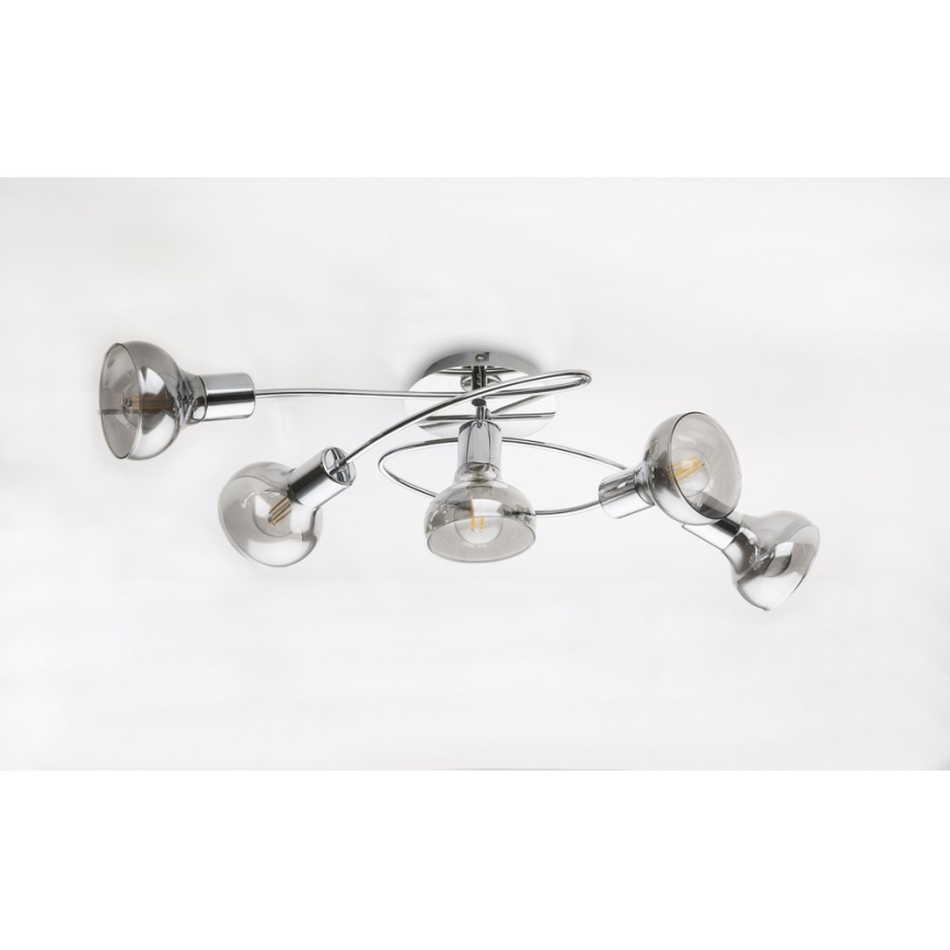 GLOBO 54921-5 - Lustre plafonnier LOTHAR 5xE14/40W/230V