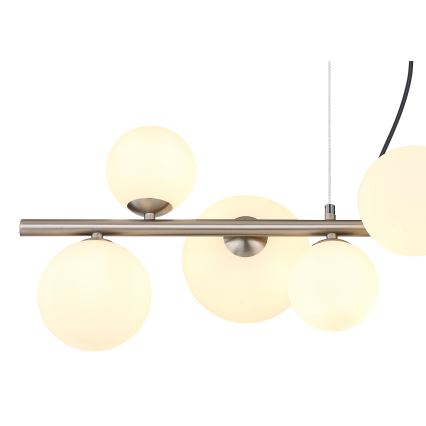 Globo - LED Hanglamp aan een koord 9xG9/3W/230V chroom