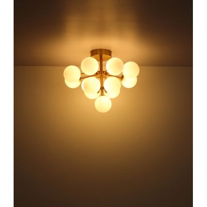 Globo - Bevestigde hanglamp 13xG9/5W/230V diameter 56 cm zwart