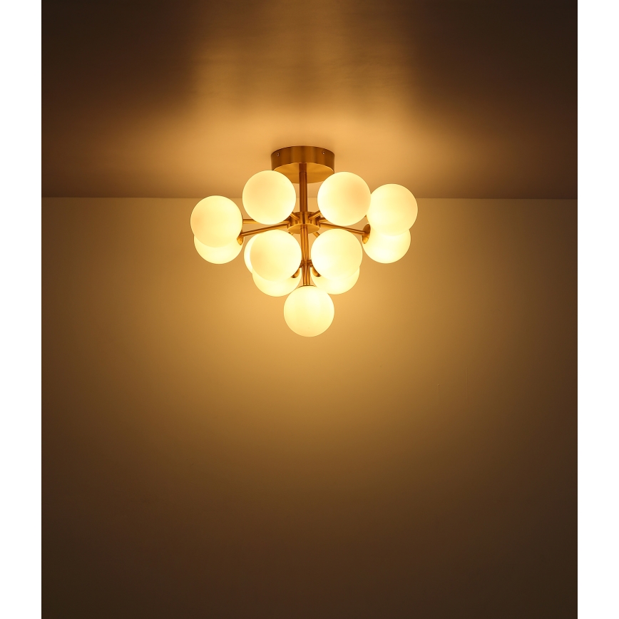 Globo - Bevestigde hanglamp 13xG9/5W/230V diameter 56 cm zwart