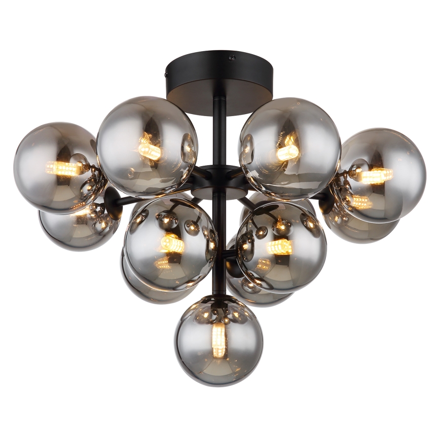 Globo - Bevestigde hanglamp 13xG9/5W/230V diameter 56 cm zwart