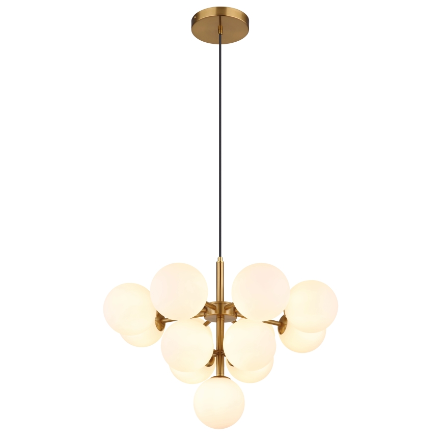 Globo - Hanglamp aan een koord 13xG9/5W/230V diameter 56 cm goud