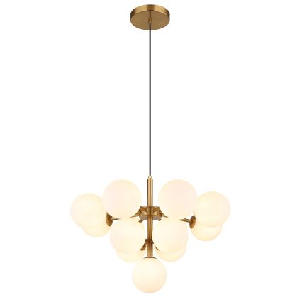 Globo - Suspension filaire 13xG9/5W/230V d. 56 cm doré