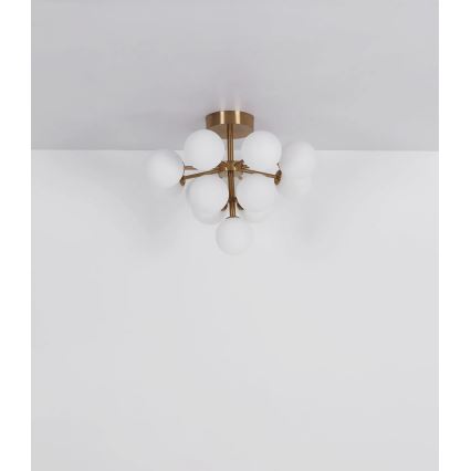 Globo - Bevestigde hanglamp 13xG9/5W/230V diameter 56 cm goud