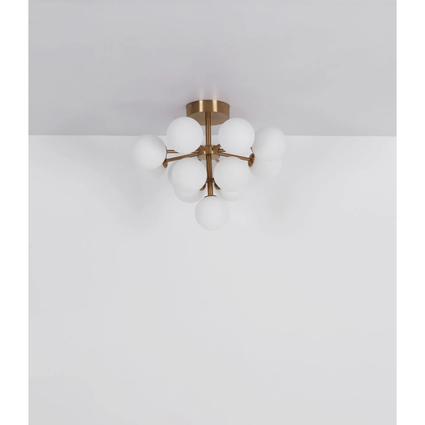 Globo - Bevestigde hanglamp 13xG9/5W/230V diameter 56 cm goud