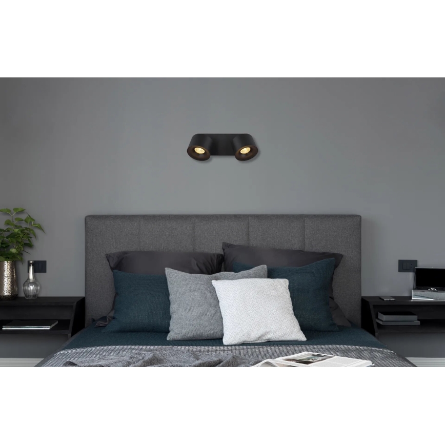 Globo - LED spot 2xLED/6W/230V zwart