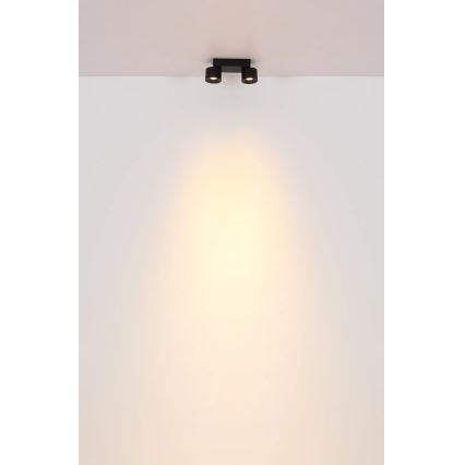 Globo - Spot 2xLED/6W/230V noir
