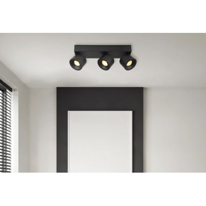 Globo - LED spot 3xLED/6W/230V zwart