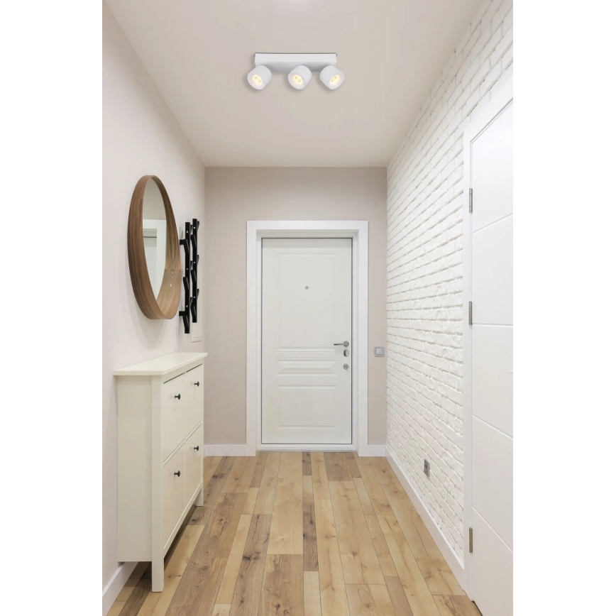 Globo - LED spot 3xLED/6W/230V wit