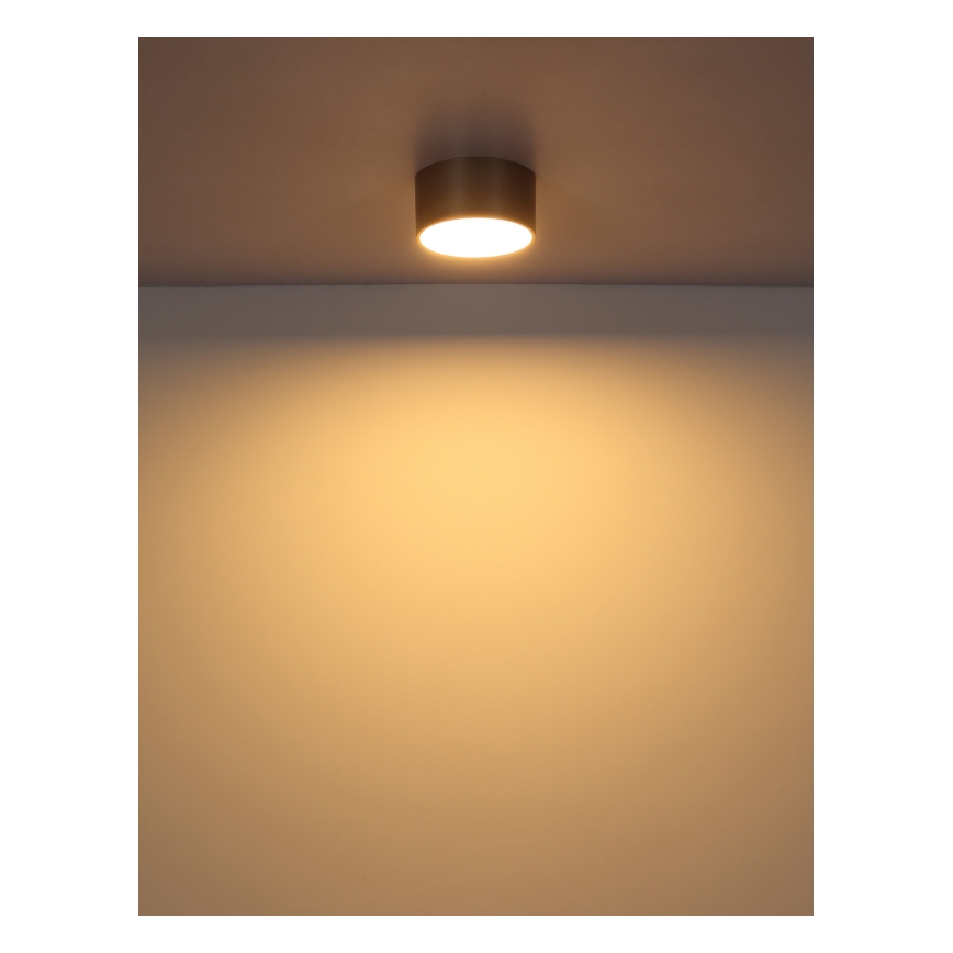 Globo - Plafonnier LED/12W/230V Ø 15 cm 3000K beige