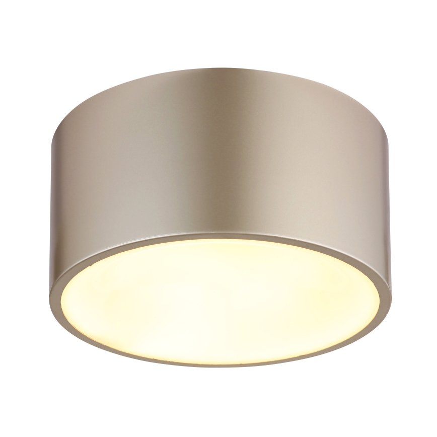 Globo - Plafonnier LED 12 W 230 V, Ø 15 cm, 3000 K, laiton