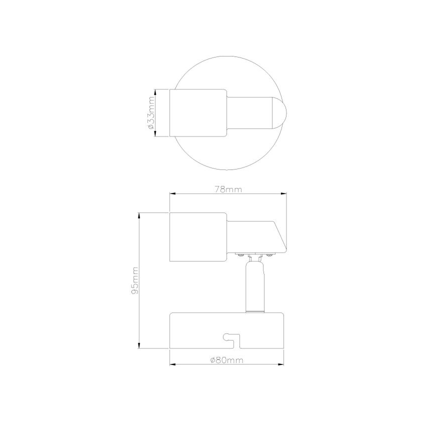 Globo - LED Wandspot 1xGU10/3W/230V