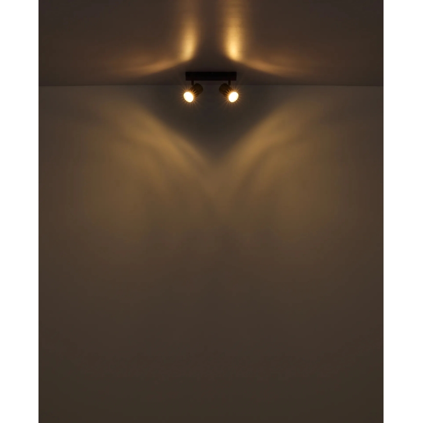 Globo - Spot 2xGU10/25W/230V wit/mat chroom