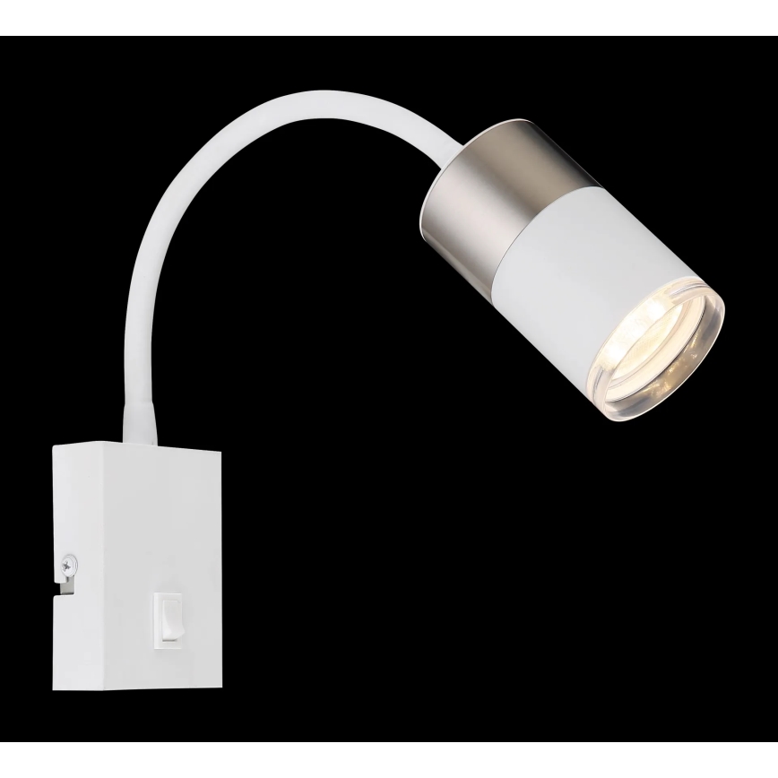 Globo - Wandspot 1xGU10/25W/230V wit/mat chroom