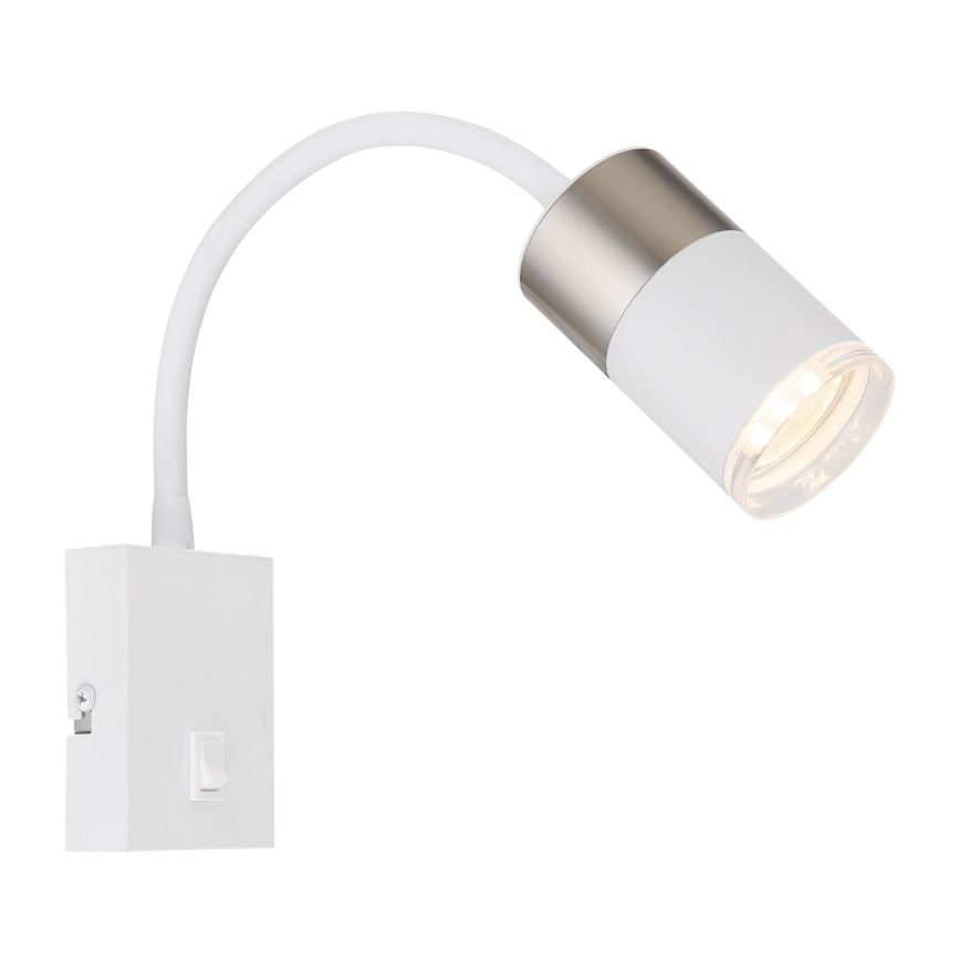 Globo - Wandspot 1xGU10/25W/230V wit/mat chroom