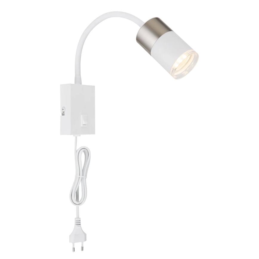 Globo - Wandspot 1xGU10/25W/230V wit/mat chroom