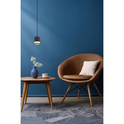 Globo - LED Hanglamp aan een koord 1xGX53/7W/230V 3000K zwart