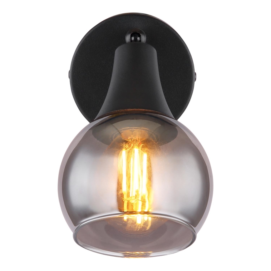 Globo - Wandspot 1xE14/40W/230V zwart