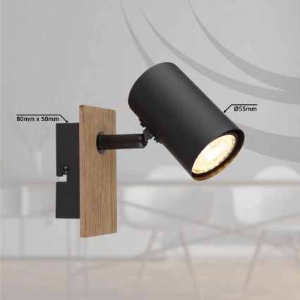 Globo - Wandspot 1xGU10/35W/230V