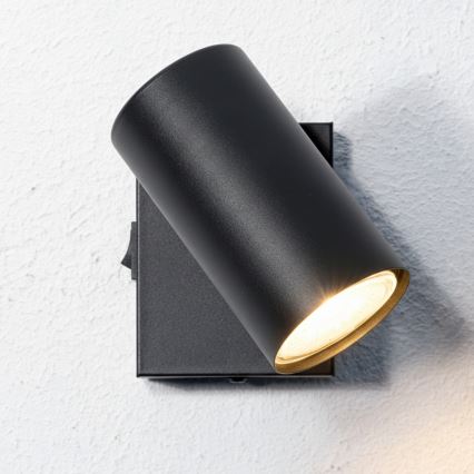 Globo - Wandspot 1xGU10/25W/230V zwart