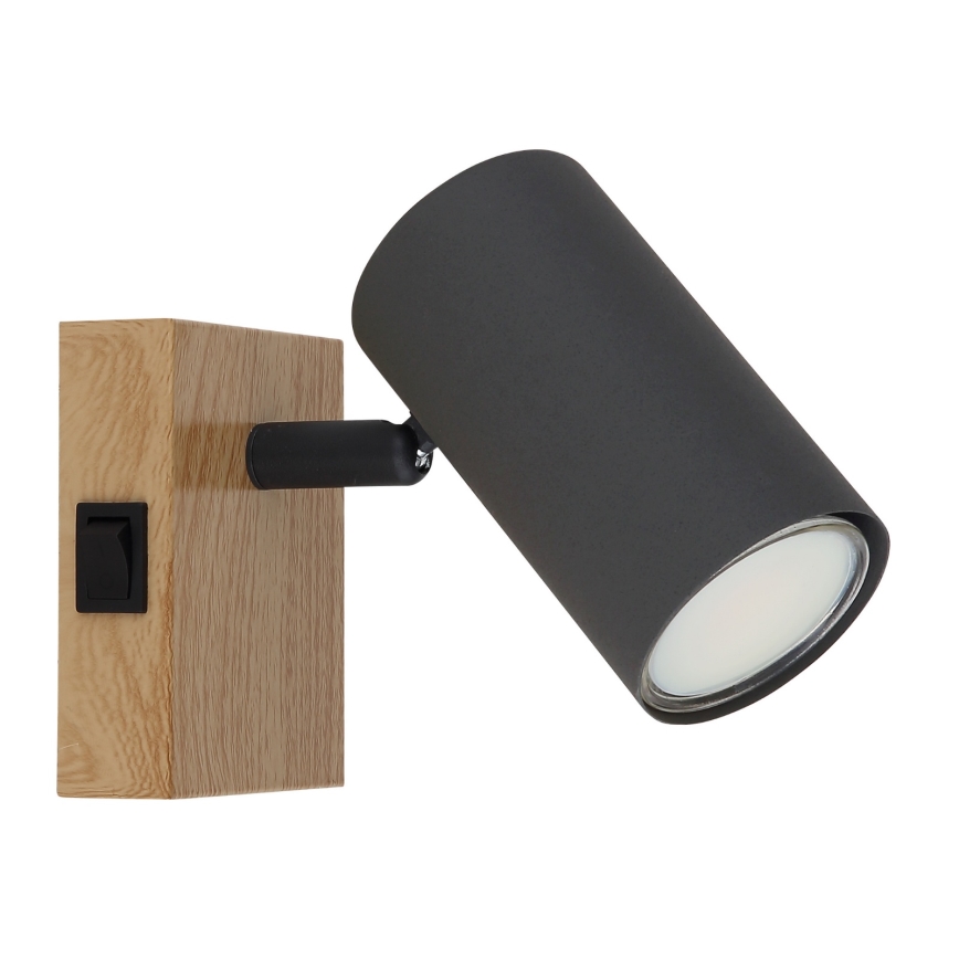 Globo - Spot mural 1xGU10/25W/230V gris/marron