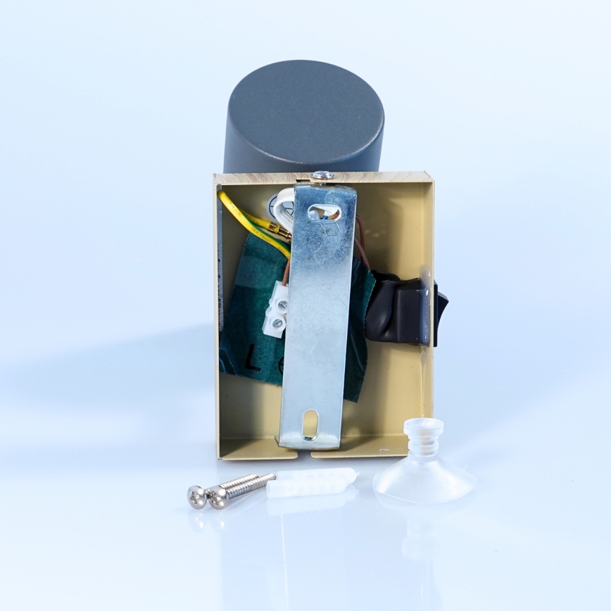 Globo - Spot mural 1xGU10/25W/230V gris/marron