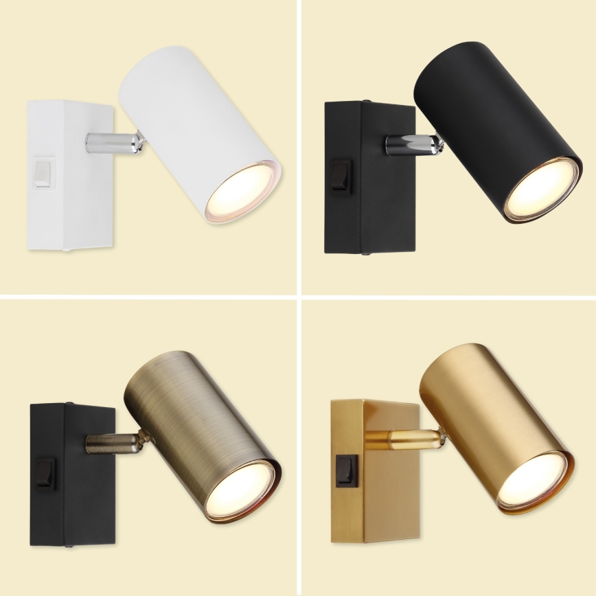 Globo - Wand Spot 1xGU10/25W/230V grijs/bruin