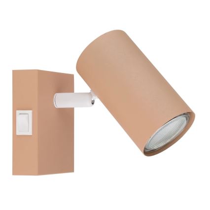 Globo - Wandspot 1xGU10/25W/230V oranje