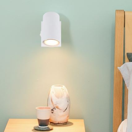 Globo - Spot mural 1xGU10/25W/230V blanc