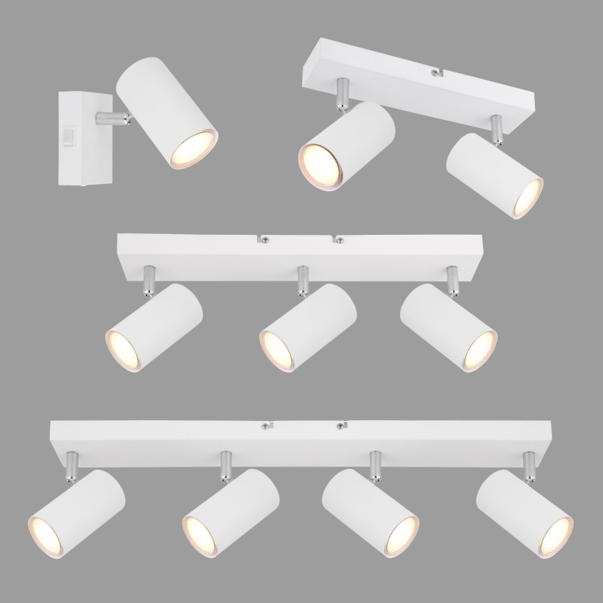 Globo - Spot 2xGU10/35W/230V blanc